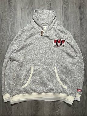 CCM Ottawa Senators NHL hockey athletic equipment shawl knit sweater men’s 2XL